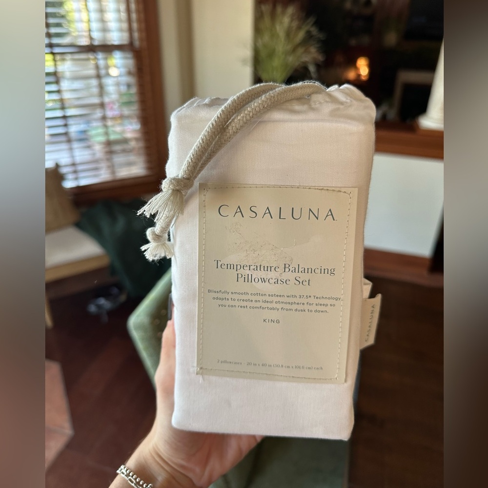 Casaluna Temperature Balancing Pillowcase Set - King